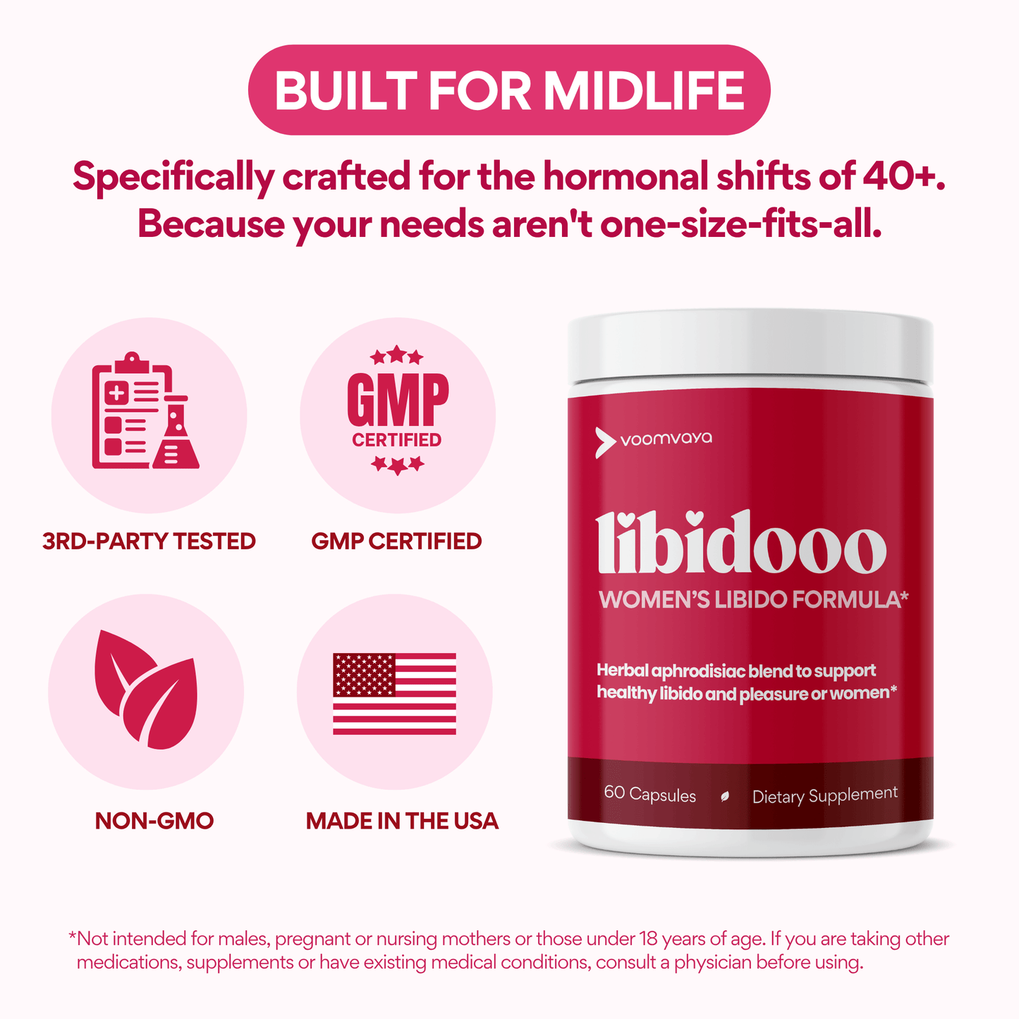 Specifically crafted for the hormonal shifts of 40+