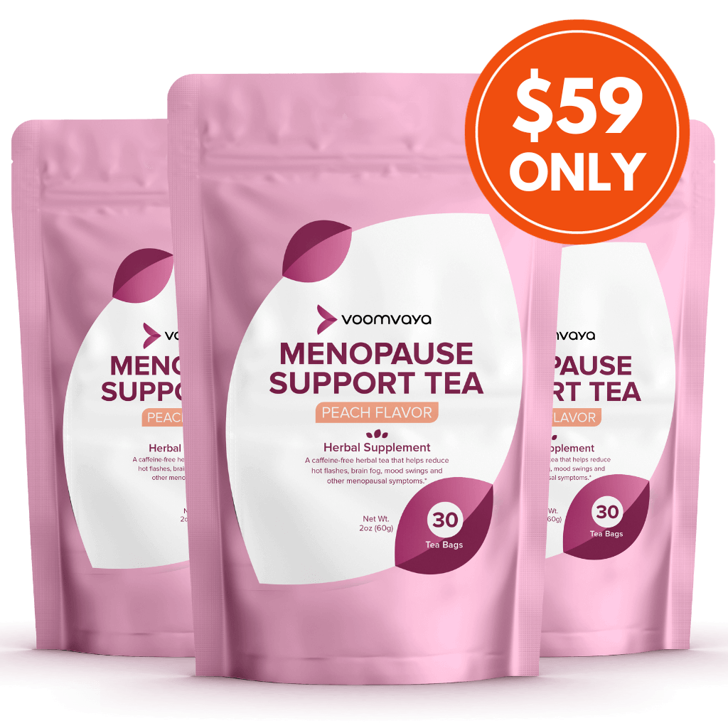 LIMITED TIME OFFER: 3 MORE Pouches of Menopause Support Tea