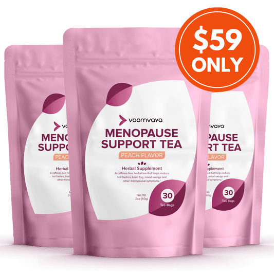 LIMITED TIME OFFER: 3 MORE Pouches of Menopause Support Tea