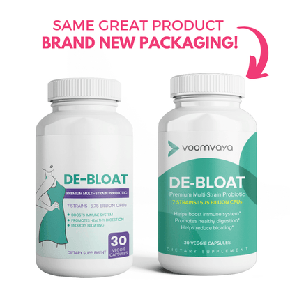 FREE GIFT: De-Bloat Premium Multi-Strain Probiotic