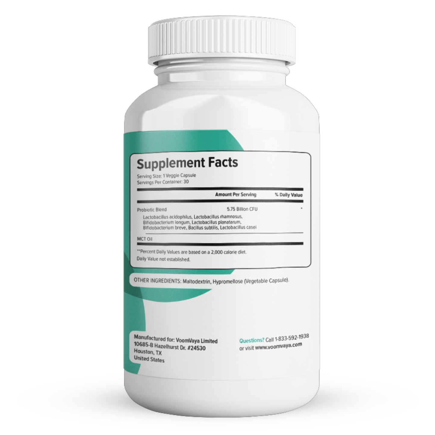 De-Bloat Premium Multi-Strain Probiotic